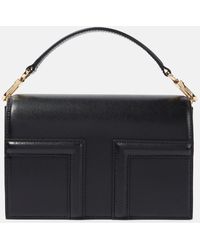 TOTEME - Schultertasche T-Flap Mini Aus Leder - Lyst