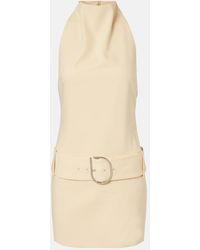 SIR. - Sabina Belted Halterneck Minidress - Lyst
