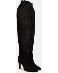 Chloé - Suede Over-The-Knee Boots - Lyst