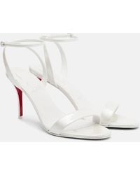 Christian Louboutin - Miss Z 80 Patent Leather Sandals - Lyst