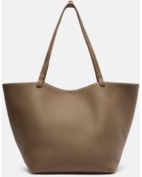 The Row - Park Three Leather Tote Bag - Lyst