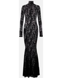 Norma Kamali - Robe Aus Spitze - Lyst