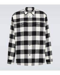 Undercover - Checked Cotton Shirt - Lyst