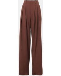 Saint Laurent Medallion Pattern Trousers in Gray | Lyst