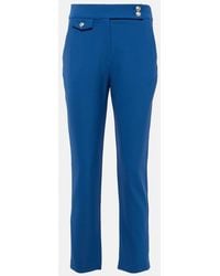 Veronica Beard - Renzo High-Rise Cropped Slim Pants - Lyst