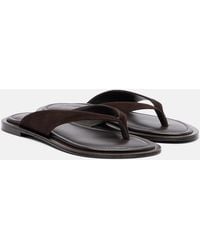 A.Emery - Viola Suede Thong Sandals - Lyst