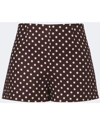 Faithfull the Brand - Lila Polka-Dot Linen Shorts - Lyst