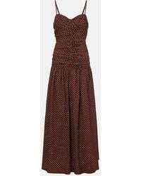 Posse - Edie Polka-Dot Maxi Dress - Lyst
