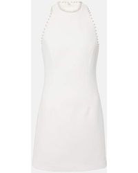 Rebecca Vallance - Bridal Verziertes Minikleid Therese Aus Crepe - Lyst