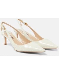 Tom Ford - Angelina 55 Leather Slingback Pumps - Lyst