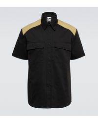 GR10K Ibena Cotton-blend Shirt - Black