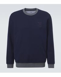 Brunello Cucinelli - Cotton Jersey Sweatshirt - Lyst