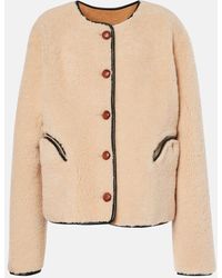 Blazé Milano - Wendbare Jacke Gliss Aus Shearling Und Leder - Lyst