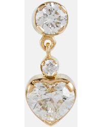 Sophie Bille Brahe - Pendiente individual Chambre Diamant de oro amarillo de 18 ct con diamantes - Lyst
