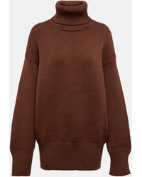 The Row - Ludo Turtleneck Wool-blend Sweater - Lyst