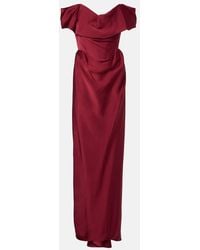 Vivienne Westwood - Nova Cocotte Crepe Satin Bustier Gown - Lyst