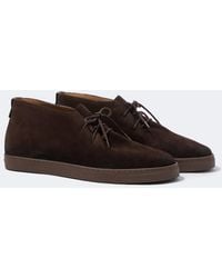 Giorgio Armani - Suede Desert Boots - Lyst