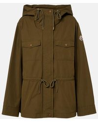 Moncler - Serin Hooded Canvas Jacket - Lyst