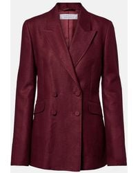Gabriela Hearst - Angela Linen Twill Blazer - Lyst