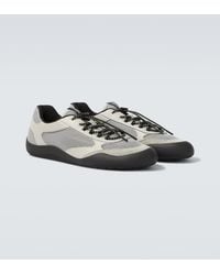 Prada - Speedrock Leather-Trimmed Sneakers - Lyst