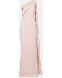 Roland Mouret - Embellished One-Shoulder Cady Gown - Lyst