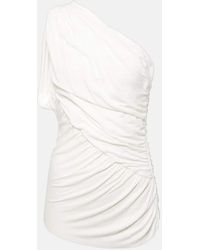 Rick Owens - Top Lilies Amira in jersey drappeggiato - Lyst