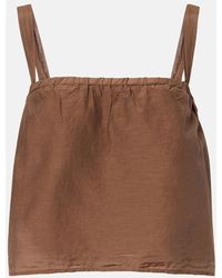 Velvet - Andrea Cotton And Silk Voile Top - Lyst