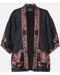 Etro - Paisley Silk Jacket - Lyst