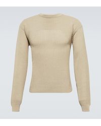 Rick Owens - Ribbed-knit Cotton Sweater - Lyst