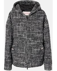 Valentino - Mossi Melange Tweed Jacket - Lyst