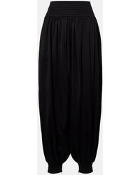 Alaïa - Wool-Blend Balloon Pants - Lyst