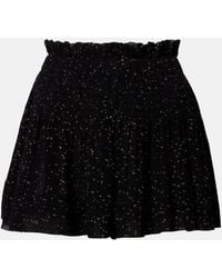 Isabel Marant - Maelly Silk Georgette Shorts - Lyst