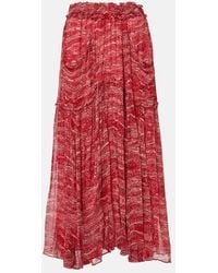 Isabel Marant - Maxirock Veronique Aus Chiffon - Lyst
