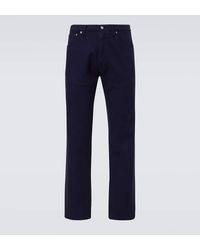 Prada - Mid-Rise Straight Jeans - Lyst