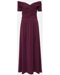 Altuzarra - Charlotte Ruched Jersey Maxi Dress - Lyst
