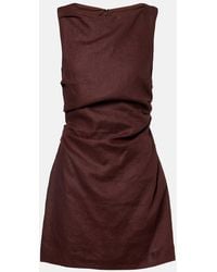Faithfull the Brand - Minikleid Aloisa Aus Leinen - Lyst