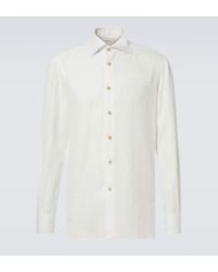 Kiton - Linen Shirt - Lyst