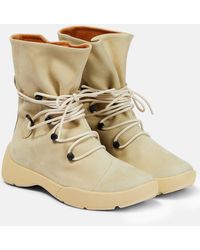 Loro Piana - Trace Suede Hiking Boots - Lyst