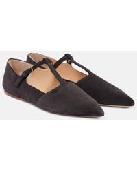 Gabriela Hearst - Lola Suede Ballet Flats - Lyst