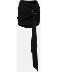 The Attico - Fran Technical Jersey Miniskirt - Lyst