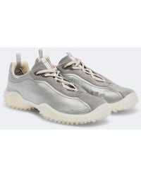 Miu Miu - Bubble Suede-Trimmed Sneakers - Lyst