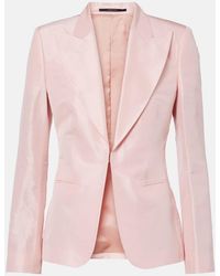 Gucci - Silk Faille Blazer - Lyst