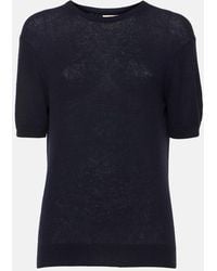 KHAITE - Pierre Cashmere-Blend Top - Lyst