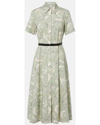 Altuzarra - Kiera Printed Cotton-Blend Shirt Dress - Lyst