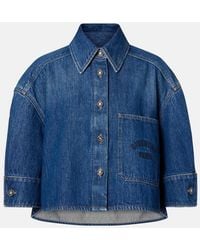 Givenchy - Camicia Di Jeans Oversize - Lyst