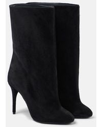 Alaïa - Suede Ankle Boots - Lyst
