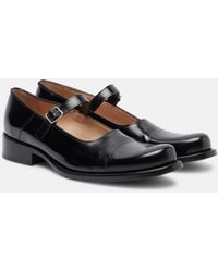 The Row - Kai Leather Mary-Jane Shoes - Lyst