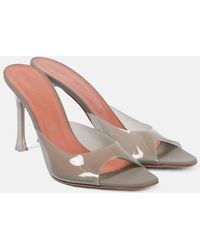 AMINA MUADDI - Alexa Glass 95 Pvc Mules - Lyst