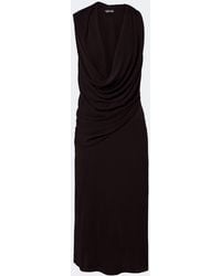 Tom Ford - Crepe Jersey Midi Dress - Lyst