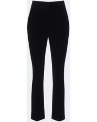 Rohe - Cotton Velvet Cigarette-Leg Pants - Lyst